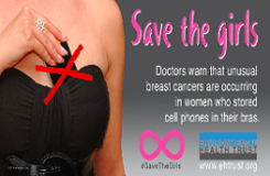 اثر امواج الکترومغناطیس منتشر شده از موبایل در بروز بیماری مهلک سرطان پستان